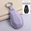 PU Leather Car Key Case Cover Holder Keychain Protective Shell for ARCFOX Alpha S Alpha T GT ECF ARCFOX7 Remote Key