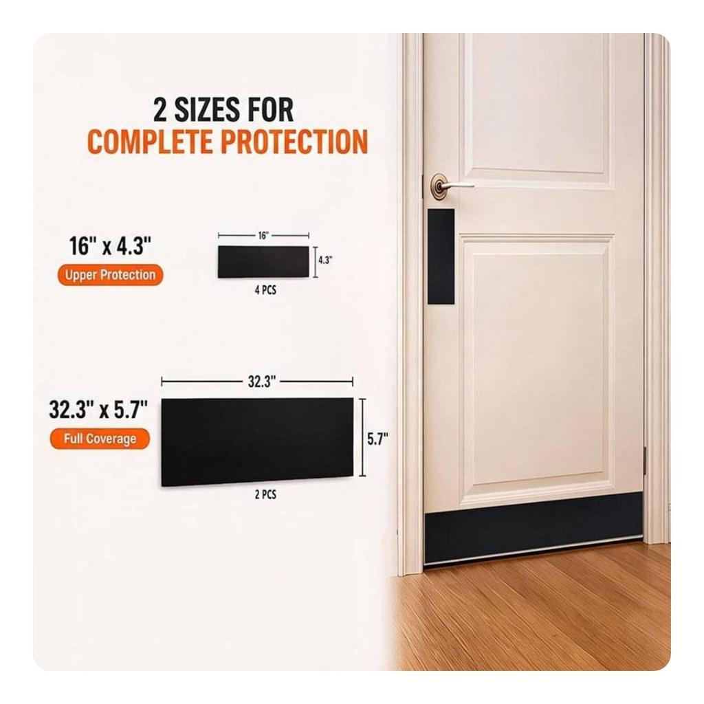 6 Pieces Door Protection Panel Heavy Duty for Entryways, Pet Owners