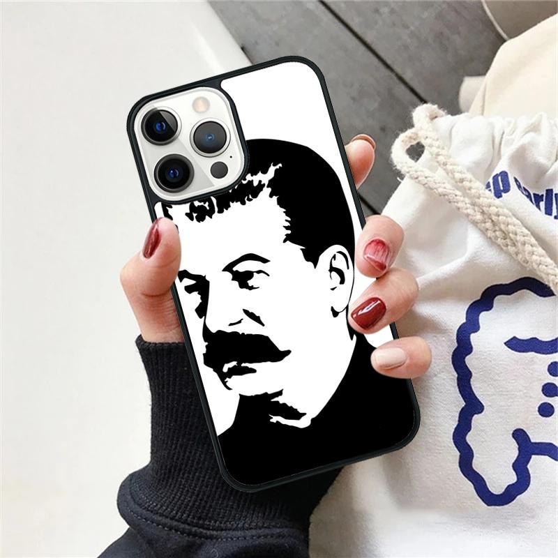 Stalin Soviet Phone Case For iPhone 17 Air 15 16 Cover 11 13 14 Pro Max 12 Plus Max Fundas