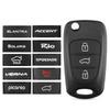 Picanto For Rio 3 For Kia K2 K5 3 Buttons Car Key Shell Remote Key Shell Flip Folding Key Case