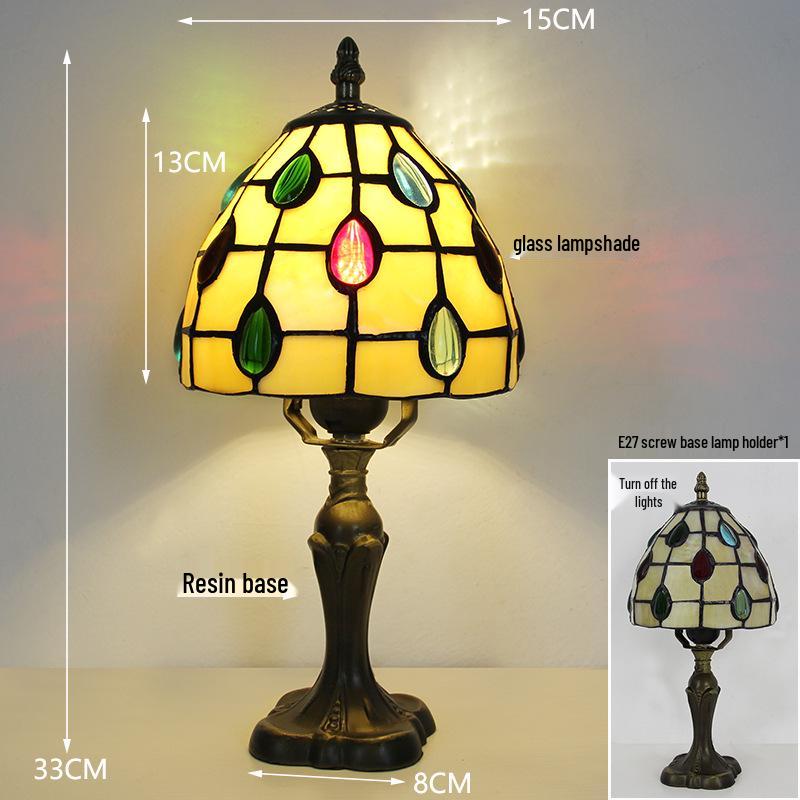 European Retro Dimmable Desk Lamp for Study, Cafe, or Bedroom