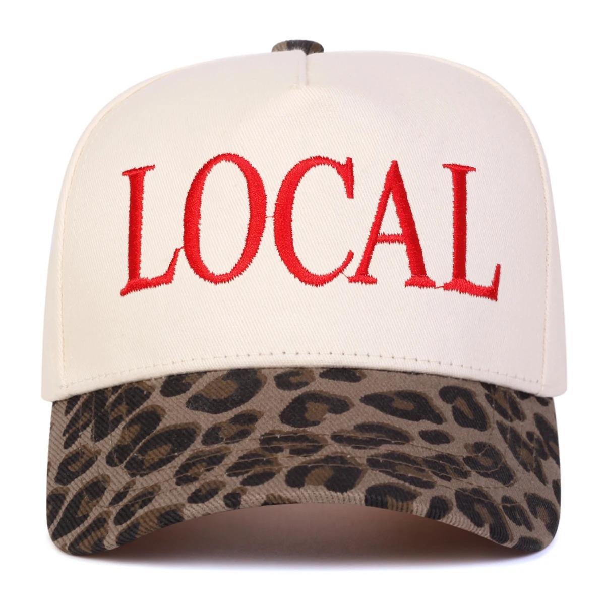 Unisex Local Letter Embroidery Baseball Caps Spring Autumn Outdoor Adjustable Casual Hats Sunscreen Hat Sports Cap