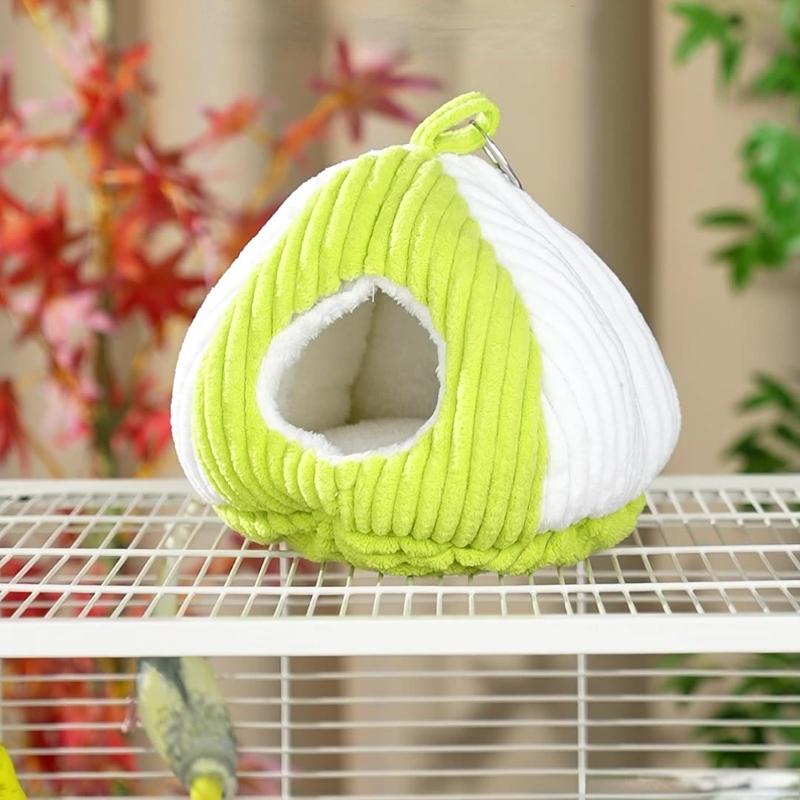 Bird Hammock Parrot Nest House Parakeet Toys Hanging Warm Bird Nest for Parrot Hamster Small Animal Hanging Bed (S/M/L)