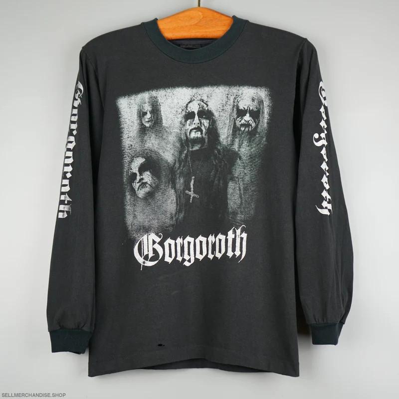 Винтажная футболка Gorgoroth 2002 года Twilight of the Idols Унисекс L