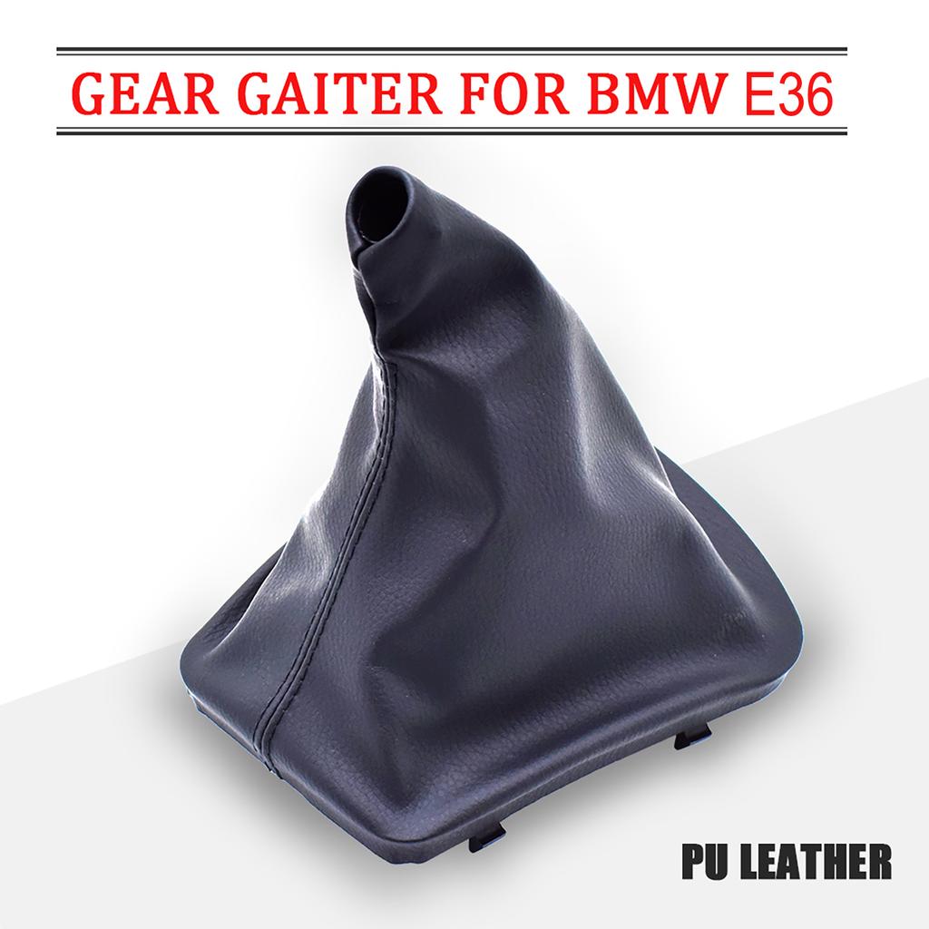 Car Gear Knob Gaiter Boot Cover For BMW E34 1988-1995 E36 1991-1998 E46 1999-2005 Z3 1995-2001 E30 1982-1990 Interior Leather
