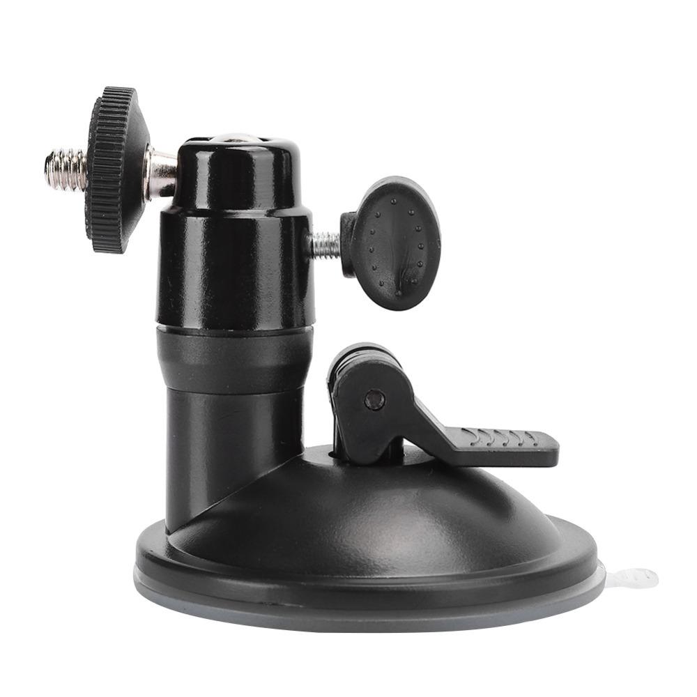 Aluminium Alloy Car Mount Suction Cup Rotatable Ball Head Adsorption Car Mount Vehicle Use чёрный
