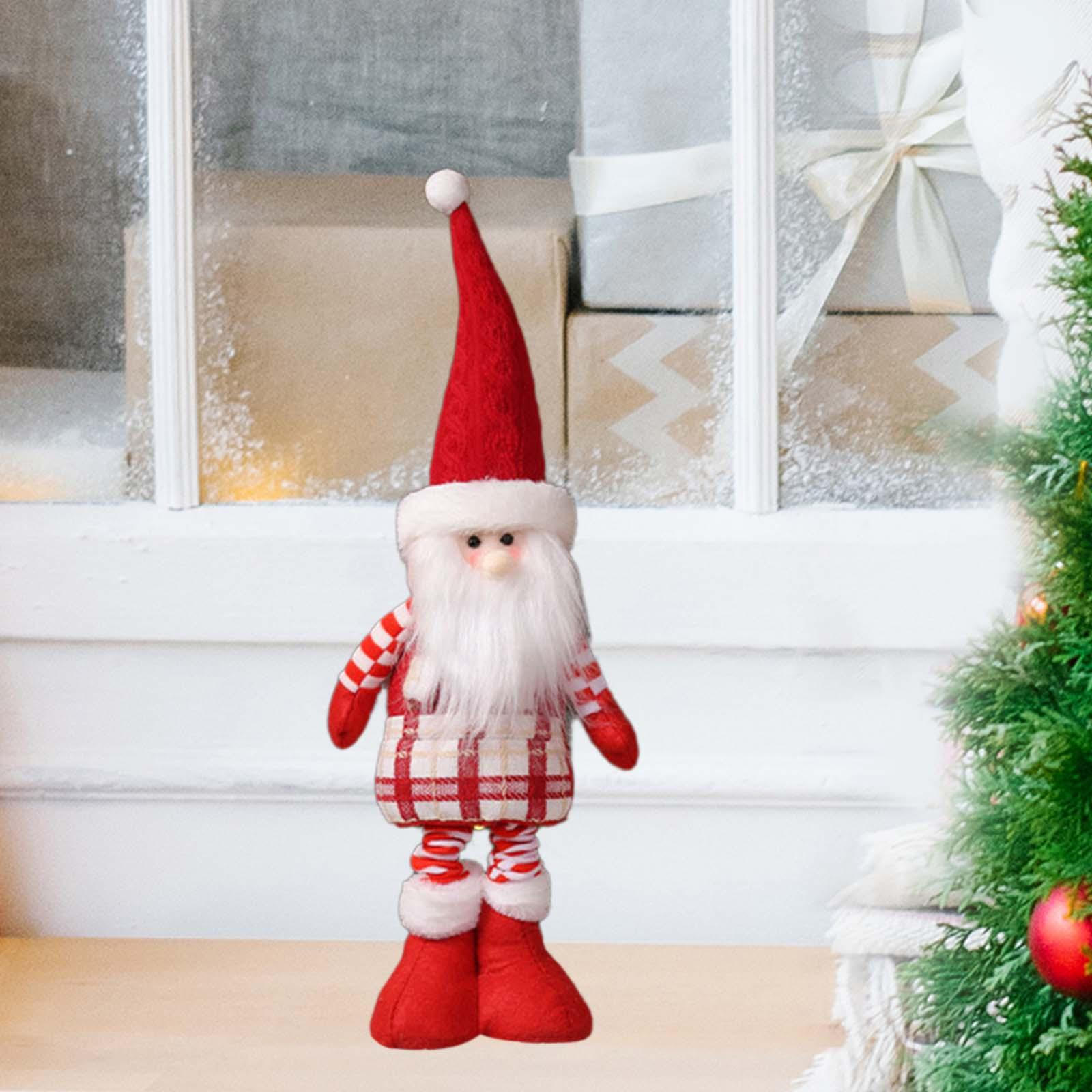 

Рождественская кукла с регулируемыми ножками для украшения праздничного стола Santa Claus