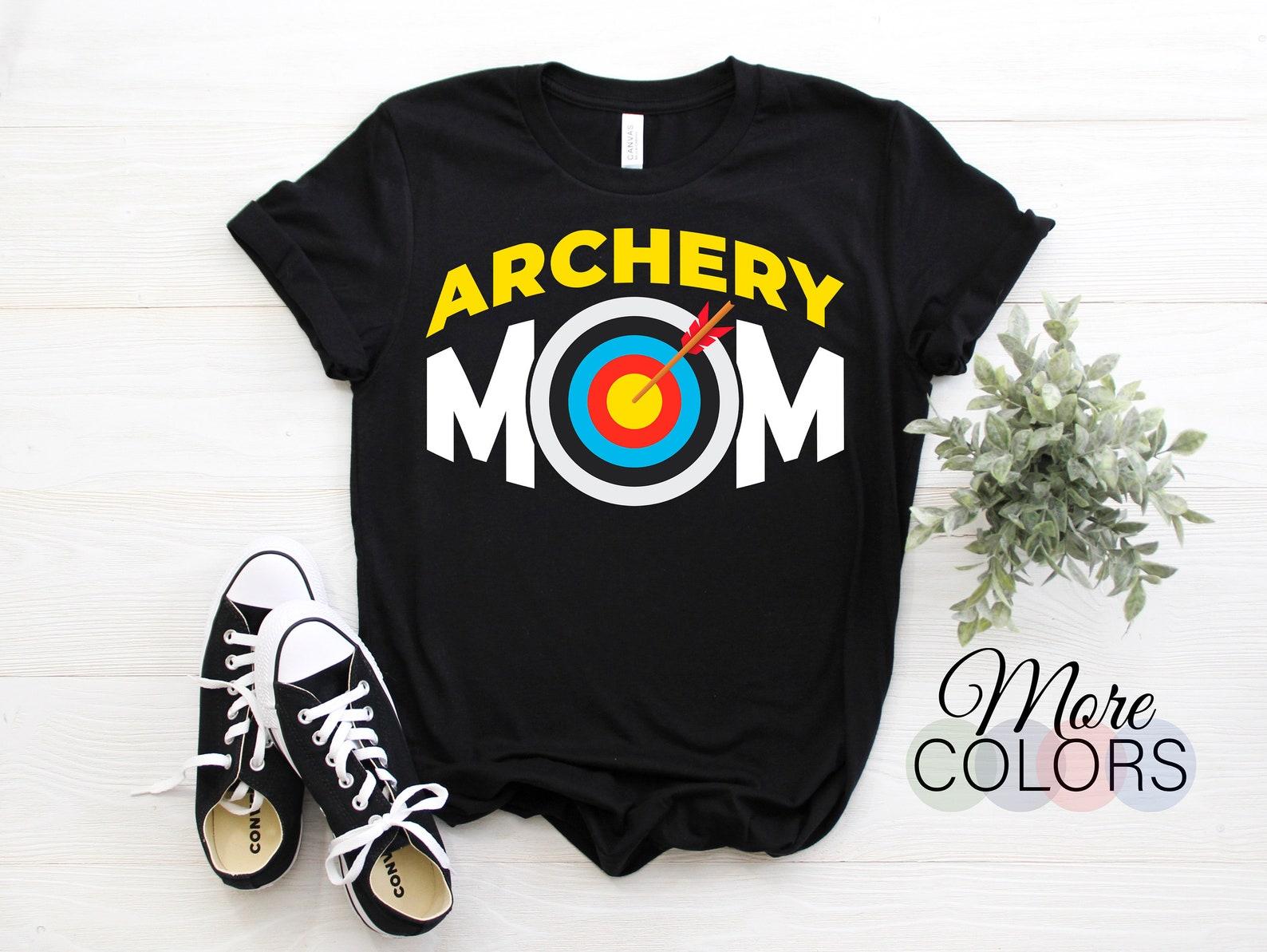Archery Mom Archer Gift Outfit, Arrow Bow Sport Lover Present T-Shirt, Girls Bowman, Shooting Competition Team, Mother s Day Clothes, 150
