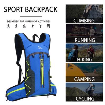 Hydration Backpack Waterproof Pack Lightweight Reflective Trim Folding Backpack for 2L Water