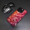 roses Phone Case For iPhone17,16,15,14,13,12,11 Plus,Pro Max Colored Silver Plated Inside Cover