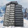 Autumn and Winter Casual Sports Vest Men's Outdoor Comfortable Versatile Hooded High-quality Vest Thickened Warm Vest Men's Vest