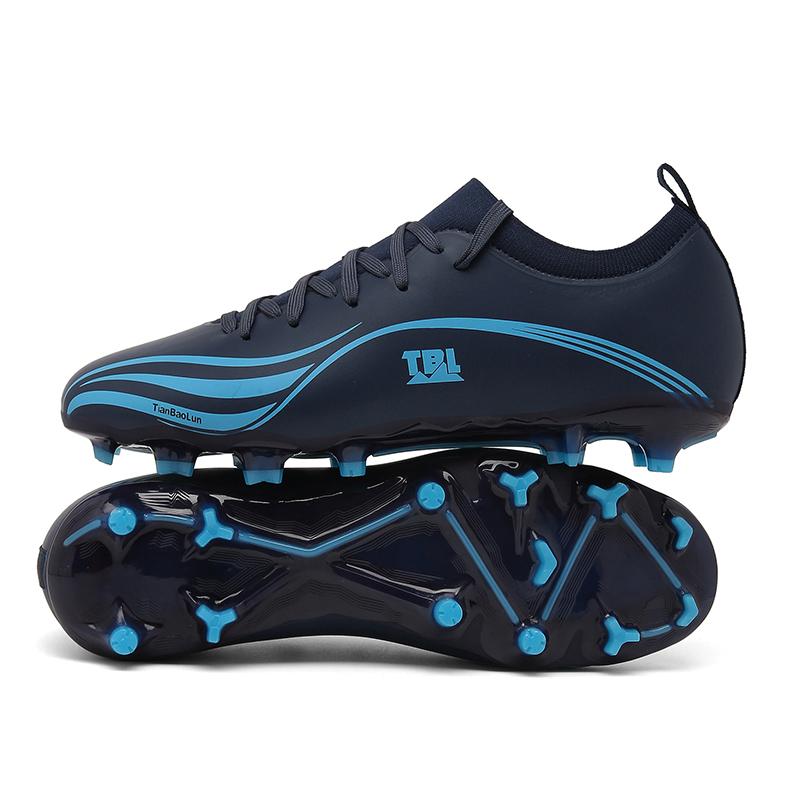 

Профессиональные футбольные бутсы Мужские бутсы с шипами Футзальные тренировочные кроссовки Дышащие Ультралегкие Вязаные Бутсы для футбольного поля 44