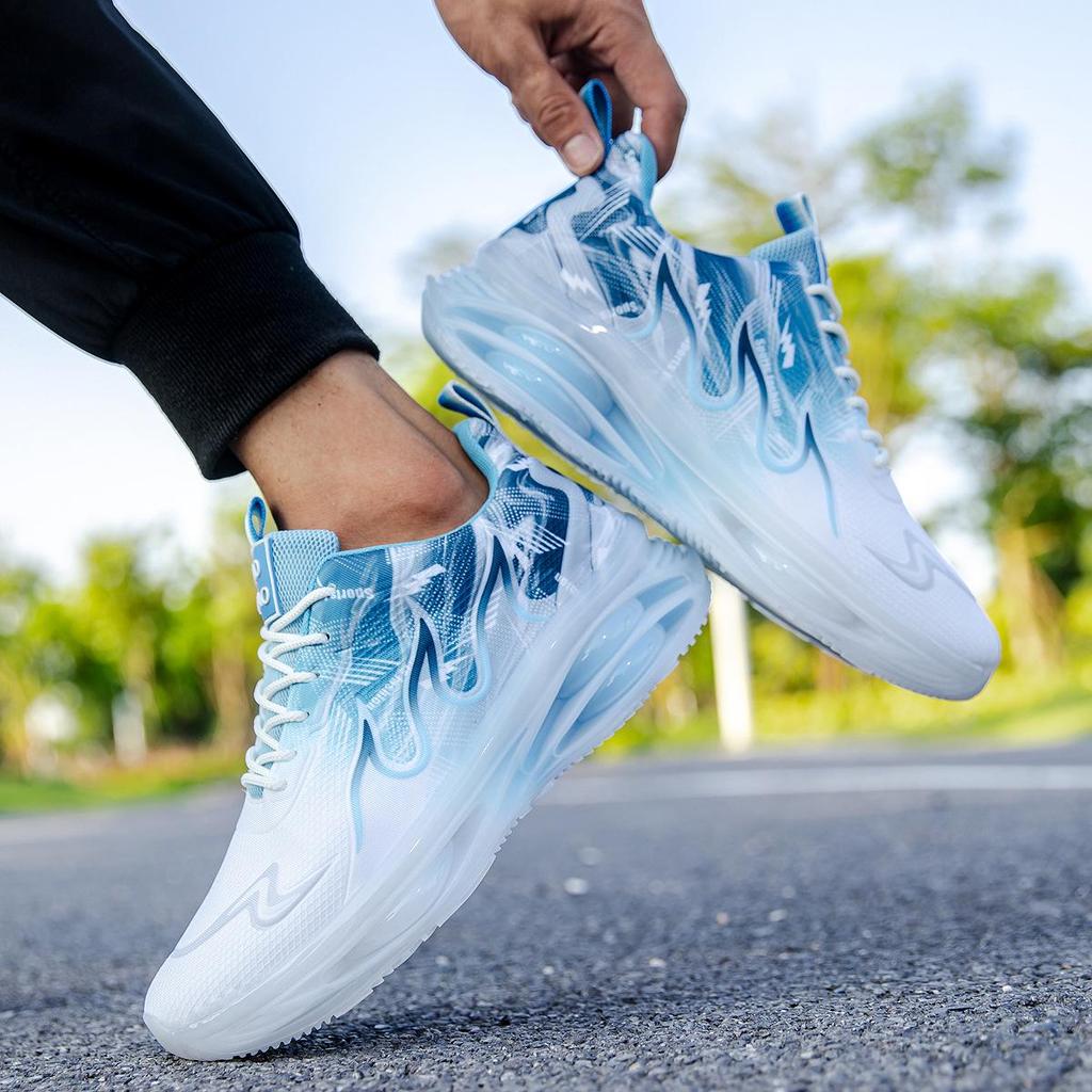 Putian Men's Breathable Summer Sports Running Shoes - 2025 Shock Absorption Mesh, Durable and Stylish for Youth.