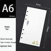 A6 Loose-Leaf Binder Refill: 6-Hole Planner & Budget Notebook Sheets