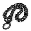 Cuban Link Thick Gold Chain Pet Collar for Large Dogs, Durable Stainless Steel with Gold Plating for Stylish and Safe Walks