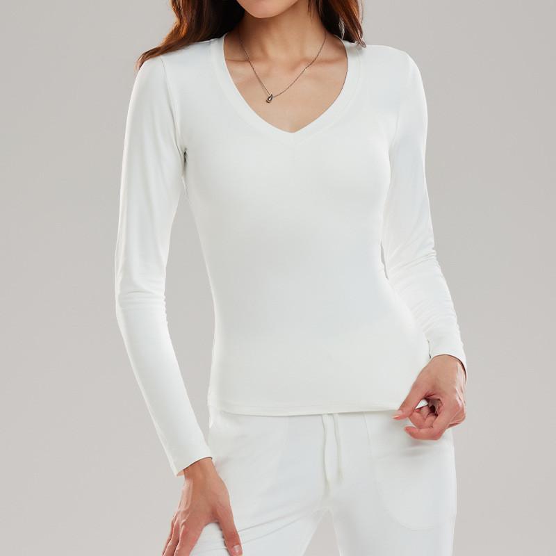 Womens Long Sleeve Yoga Shirt With Breathable Nylon Fabric For Fitness And Running