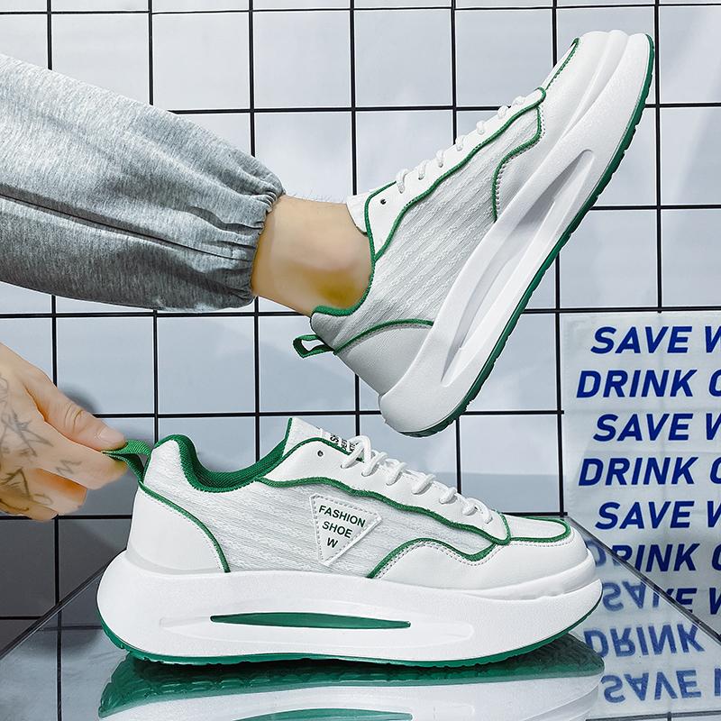 Мужская обувь Дышащая повседневная обувь Уличные модные кроссовки с низким вырезом — фото 14