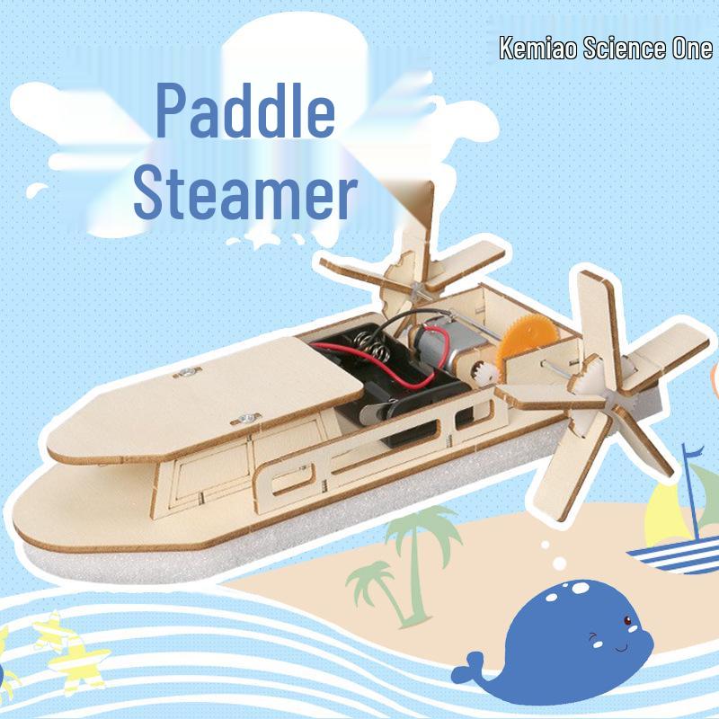 DIY Paddle Steamer Toy Kit for Primary School Science Experiments