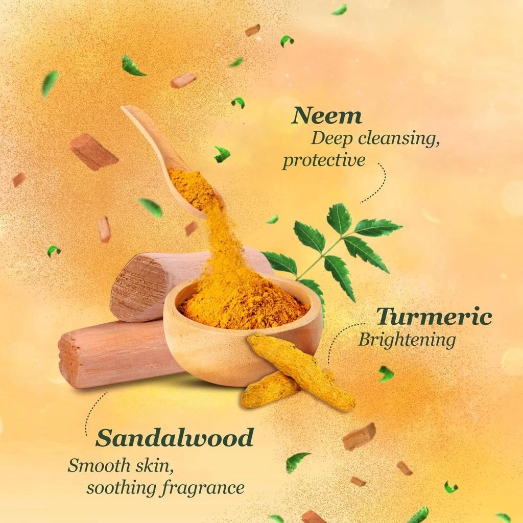 Margo Neem Naturals Zeep Voor Een Heldere, Gladde Huid Pak van 5x100g Per Pak