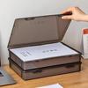 A4 A4 File Box Dustproof Desktop Organizer New Certificate Storage Box  Stationery Organization