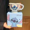 Stitch Collaboration Ceramic Mug 2025 – Cute Couple's Coffee & Water Cup, Perfect Birthday Gift
