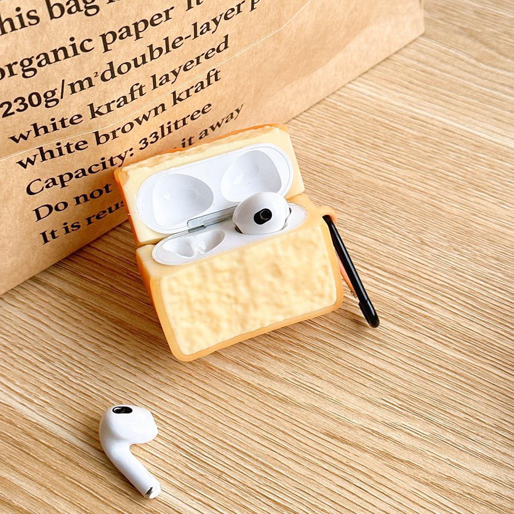 Toast Bread for Apple AirPods 1 Protective Case Pro1 Noise Reduction Version 1 Generation Anc Third Generation Bluetooth Headset Case