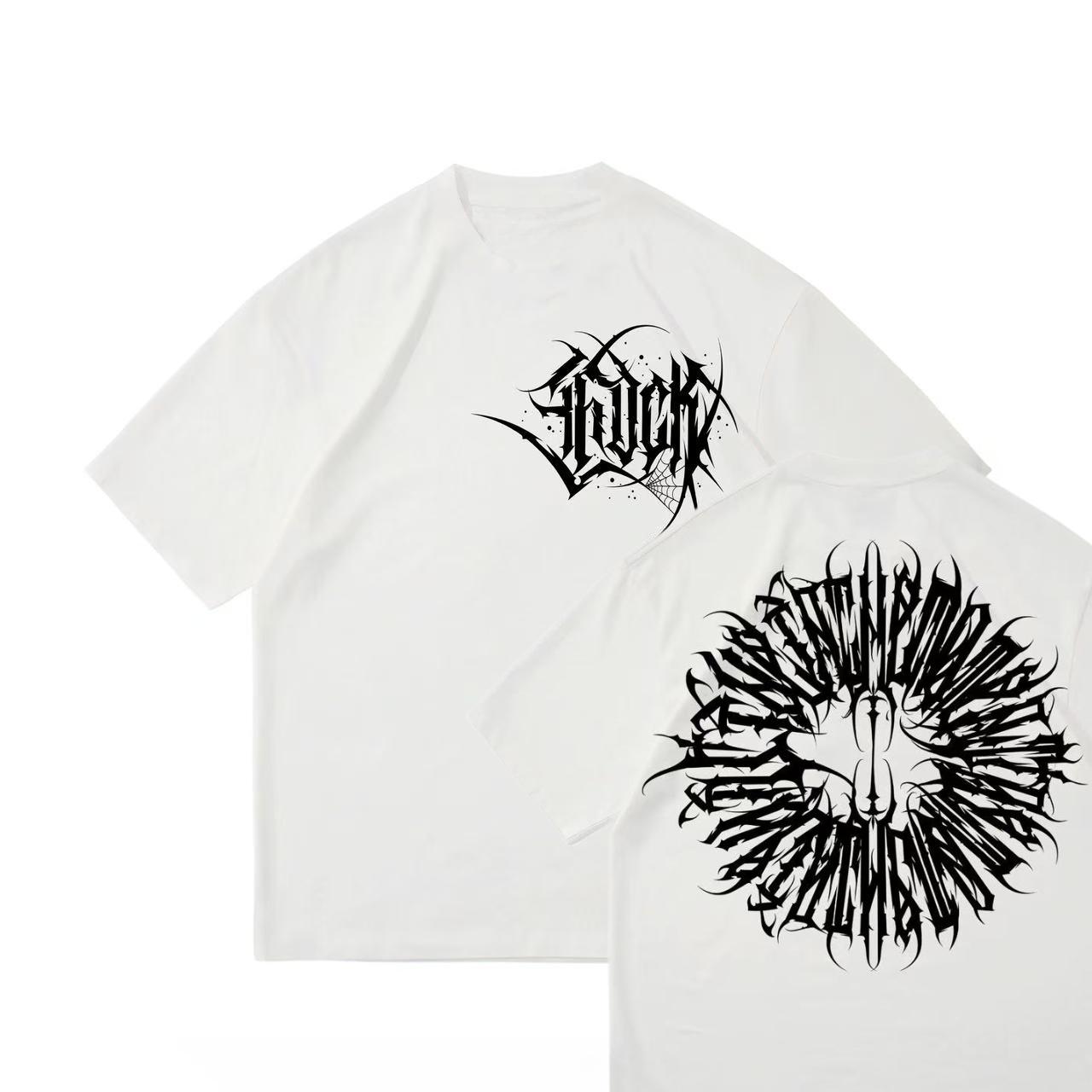 

Свободная футболка Чикано Темный Цветочный Шрифт Западное Побережье Принт Уличный Стиль Короткий Рукав Американский Хлопок Модный Бренд Подходящие Наряды XXXXXL