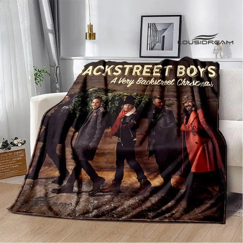 BSB Band Backstreet Boys Print Blanket Picnic Blanket Flannel Warm Blankets Soft Cozy Blankets Home Travel Blanket Birthday Gift