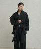 The N:L Half Trench Coat - [Black]