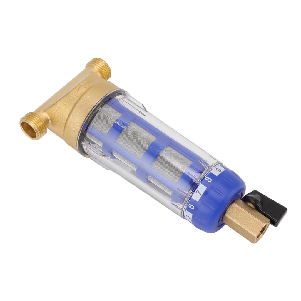 Cyclonic Sedimentation Water Filter G1 2in Backwashing Pure Copper Whole House Water Filter for Washer