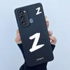 For Itel Vision 3 / Itel S17 / Itel P38 S661L S661W Case Lucky Initial Letter Liquid Silicone Protective Back Cover Phone Case