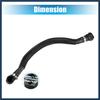 Radiator Coolant Hose Reservoir Hose for BMW X5 2007 2008 4.8i 4.8L V8 - Gas for BMW X5 2009 2010 XDrive48i 4.8L V8 - Gas No.17127536232 Stylish