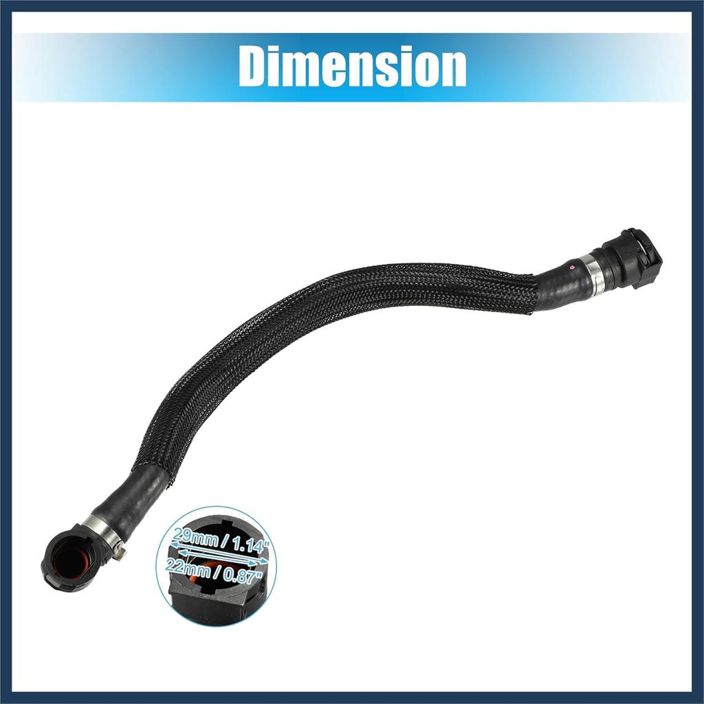 Radiator Coolant Hose Reservoir Hose for BMW X5 2007 2008 4.8i 4.8L V8 - Gas for BMW X5 2009 2010 XDrive48i 4.8L V8 - Gas No.17127536232 Stylish