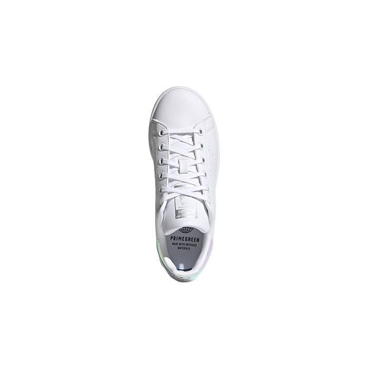 adidas Stan Smith J Fehér Irrizáló Gyerek Sneakerek Felhőfehér Ezüst-Metál FX7521