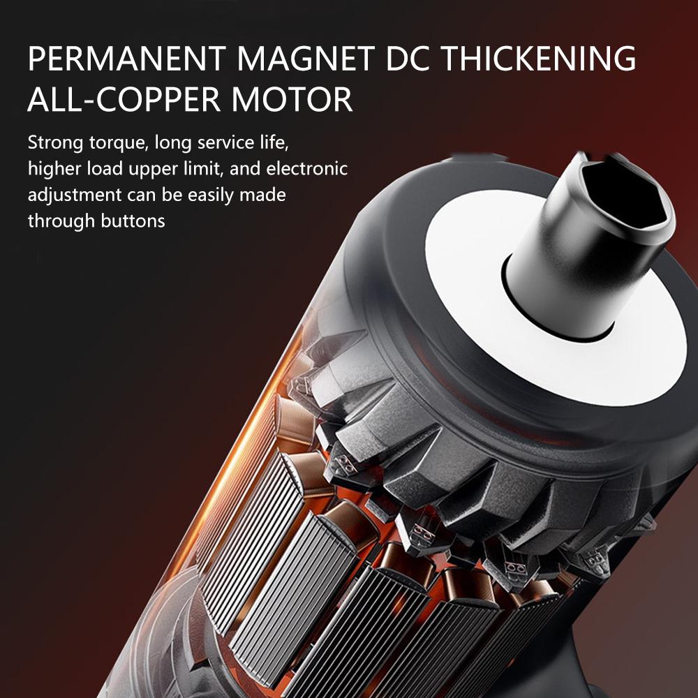 3.6V Mini Electric Screwdriver Manual Cordless Multi-Function Large Torque DIY Project Tool with Brushed Motor