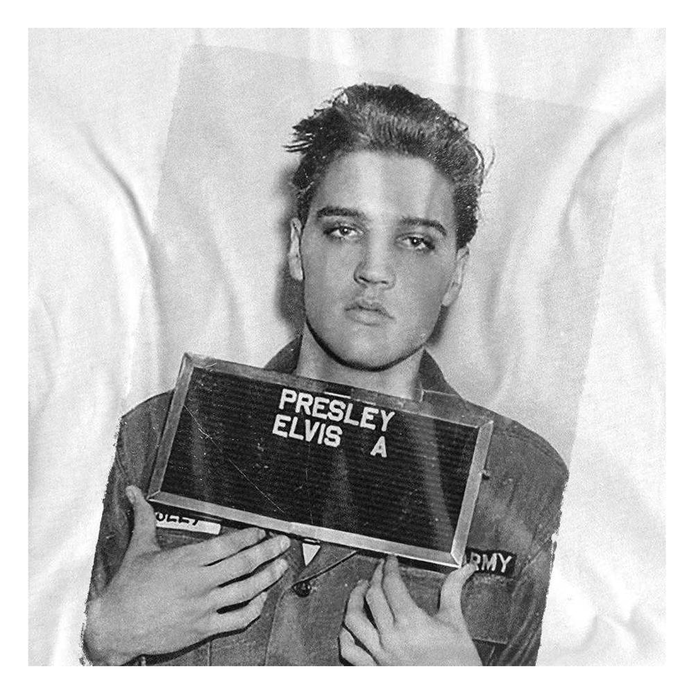 Elvis Presley Unisex Adult Mugshot T-Shirt