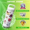 50PCS American Style Soccer Stickers, Kids Soccer Decals for Laptop, Water Bottle & Decoration