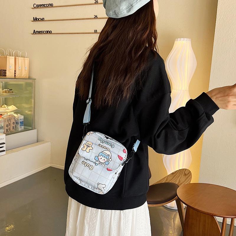 Large capacity student tutoring bag women's bag new shoulder bag sweet messenger bag