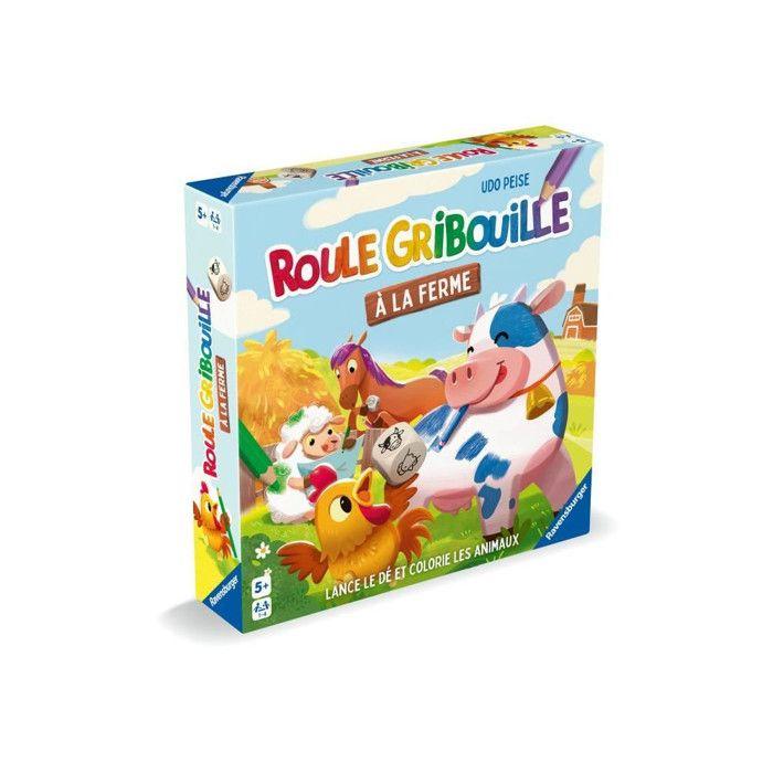 Jeu classique Ravensburger Roule Gribouille a la ferme