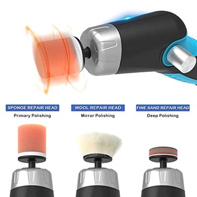 Car Polishing Machine Wireless Car Polish Scratch Repair Tools Automotive Polisher 12V 2000mAh Auto Wax Car Accessories