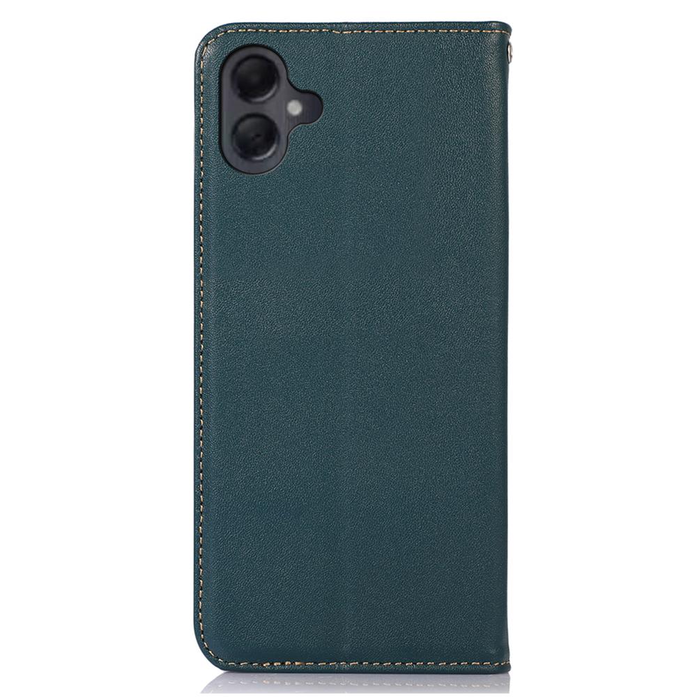 KHAZNEH For Samsung Galaxy A07 Case Wallet Genuine Cow Leather Phone Cover Nappa Texture