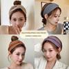 1PC Korean Style Wide Cross Headbands for Woman Solid Hairband Elastic Sports Yoga Headwear Girls Hair Band Hair Accessories