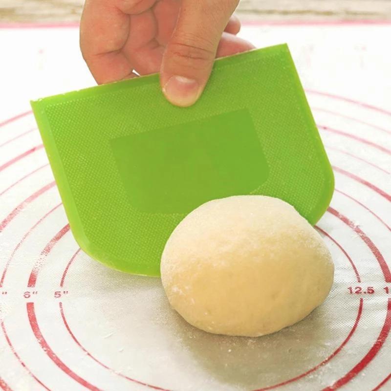 1PC Nützliche Creme Spachtel DIY Gebäck Schneider Fondant Teig Schaber Kuchen Cutter Gebäck Backen Werkzeug Küche Zubehör