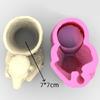 Silicone Casting Mold Sheep Shaped Vase Mold for Designing Vase Candle Holder