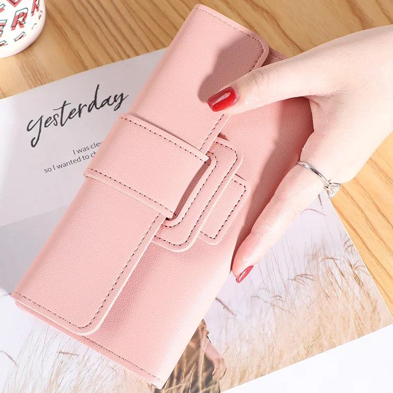 1PC Damen Geldbörse Kartenhalter Münzgeldbörse Clutch Telefon Kreditkartenhalter Damen Luxus Großraum Ledertasche mit Reißverschluss