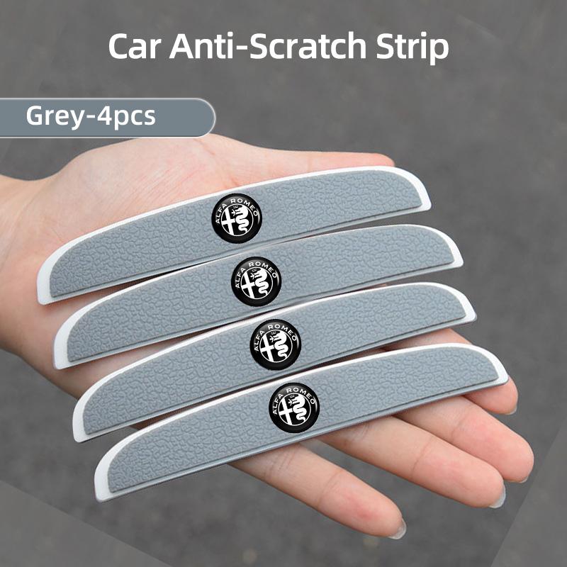

2026 Горячие Alfa Romeo Для Alfa Romeo 4 шт. Защитные наклейки на ручки дверей автомобиля Полоса против царапин и столкновений 159 Giulietta Giul