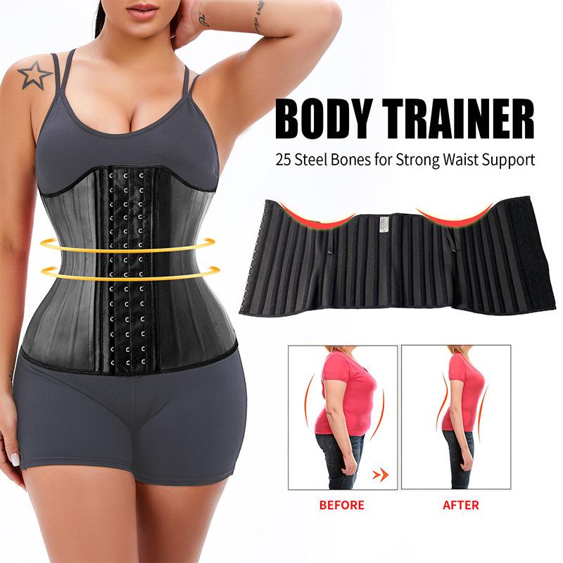 Cross 25 Strong Compression Waist & Chest Support Shapewear Plus Size - European & American Extended Version