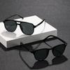 2pcs European and American retro style women's fashionable sunglasses trend versatile summer sun shading and UV protection light