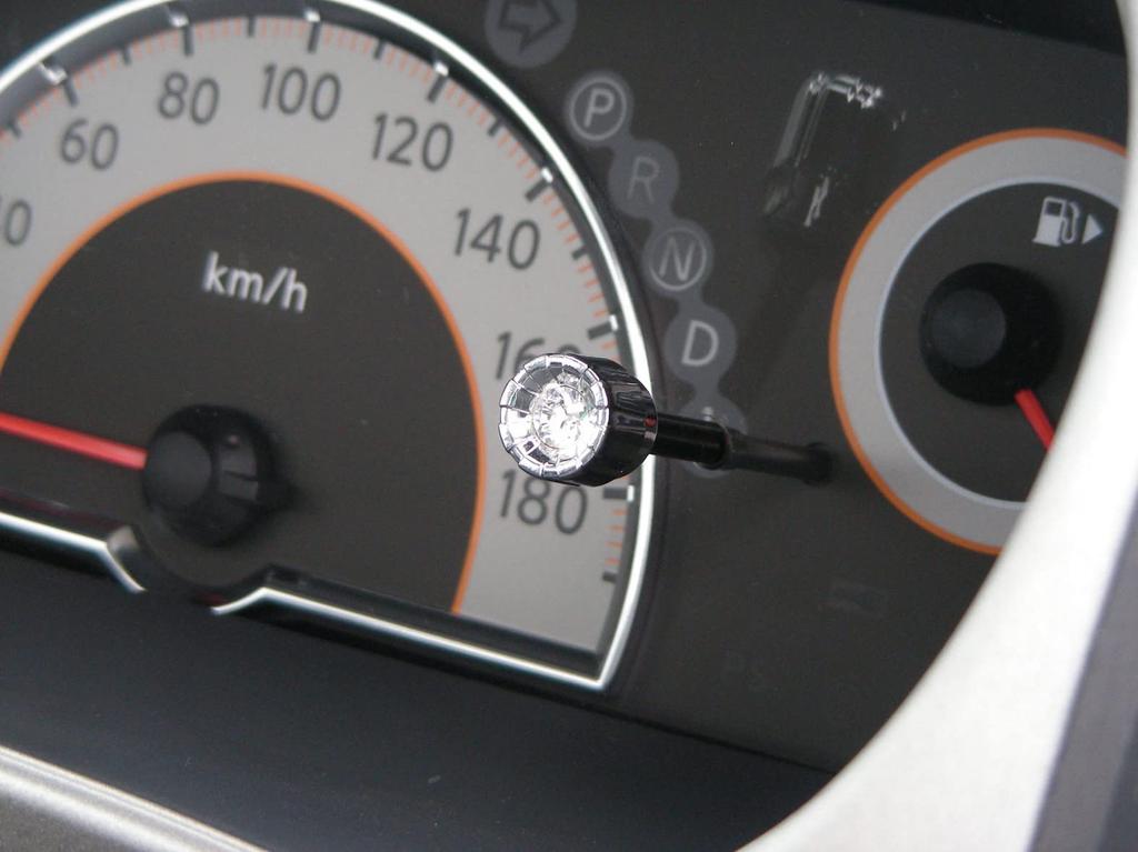 Carmate Auto Teile Messgerät Knopfkappe DZ142 (KARMAT) Verkleiden 5-7mm Plattiert/Klar