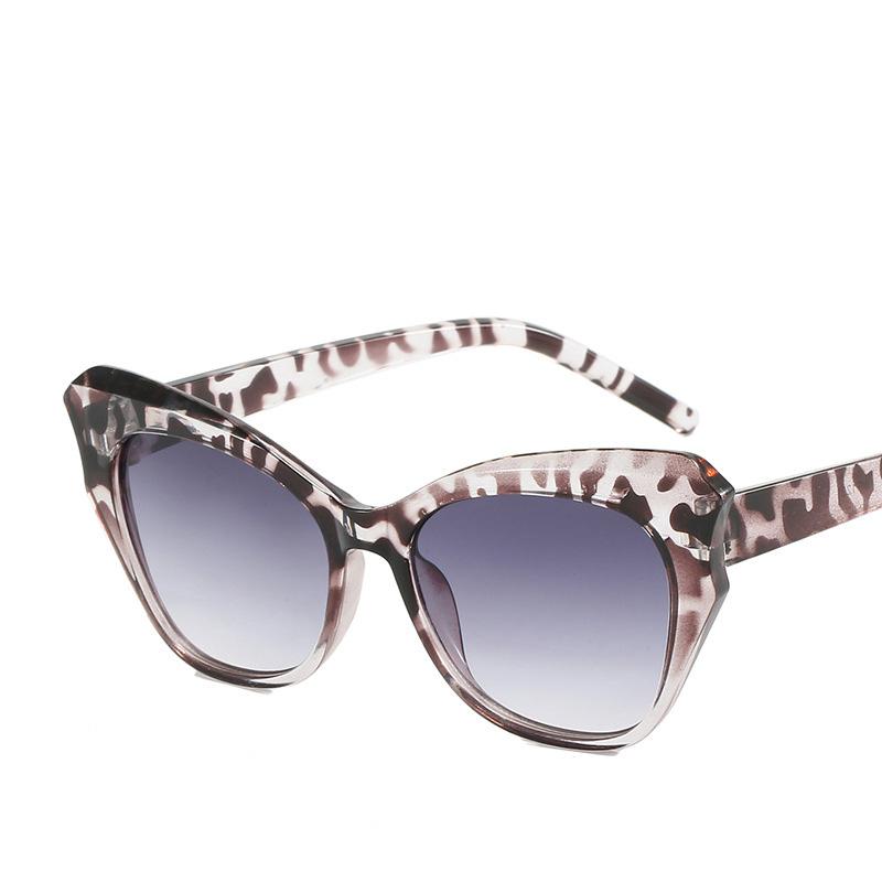 

Новые очки в оправе «кошачий глаз», классическая черная оправа, натуральные персонализированные солнцезащитные очки, красочные контрастные женские солнцезащитные очки